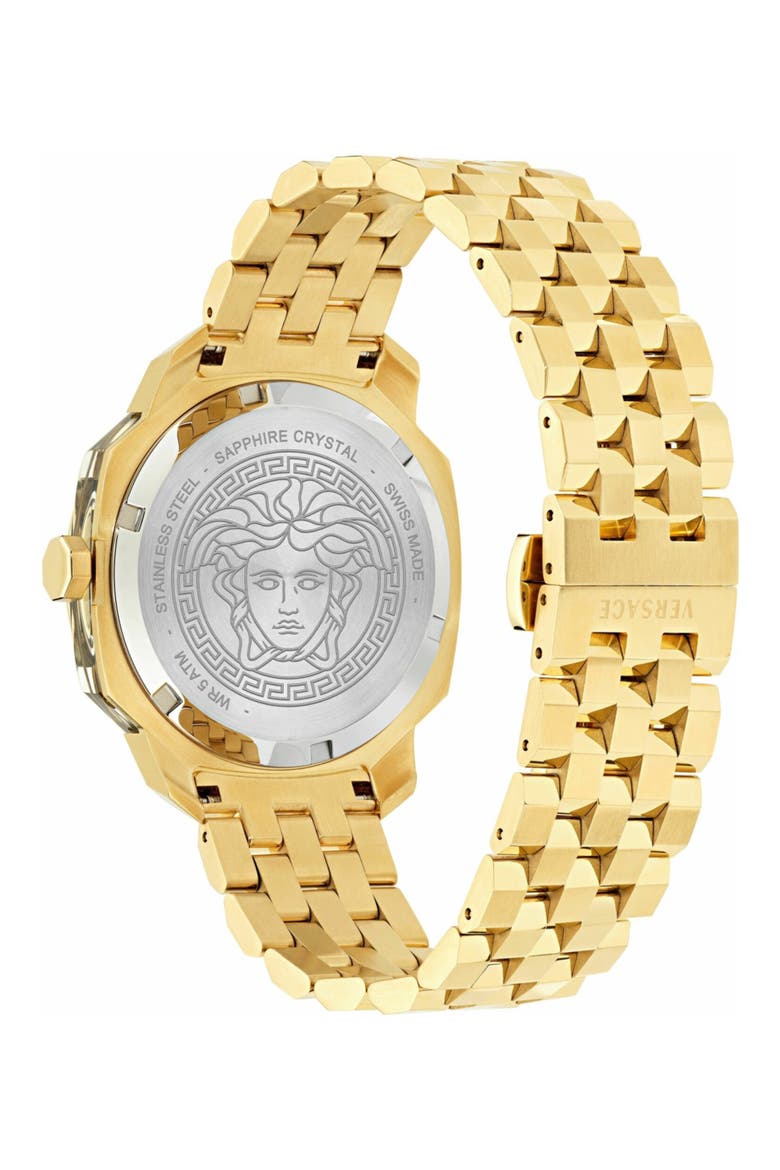 Dylos Bracelet Watch, 39mm, Alternate, color, IP YELLOW GOLD