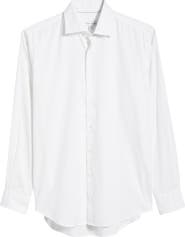 Peter Millar Campbell Perfect Pinpoint Regular Fit Button-Up Shirt