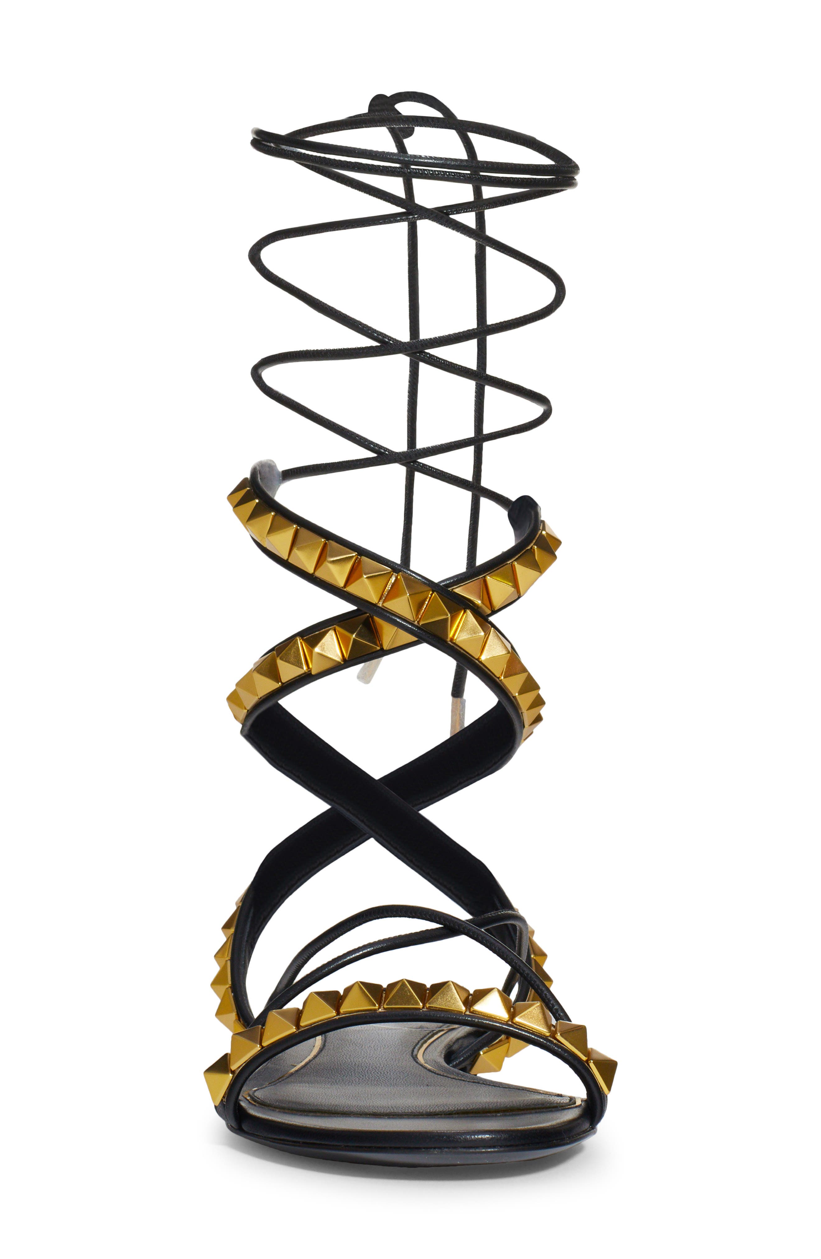 Valentino Garavani Rockstud No Limit Sandal, Alternate, color, 