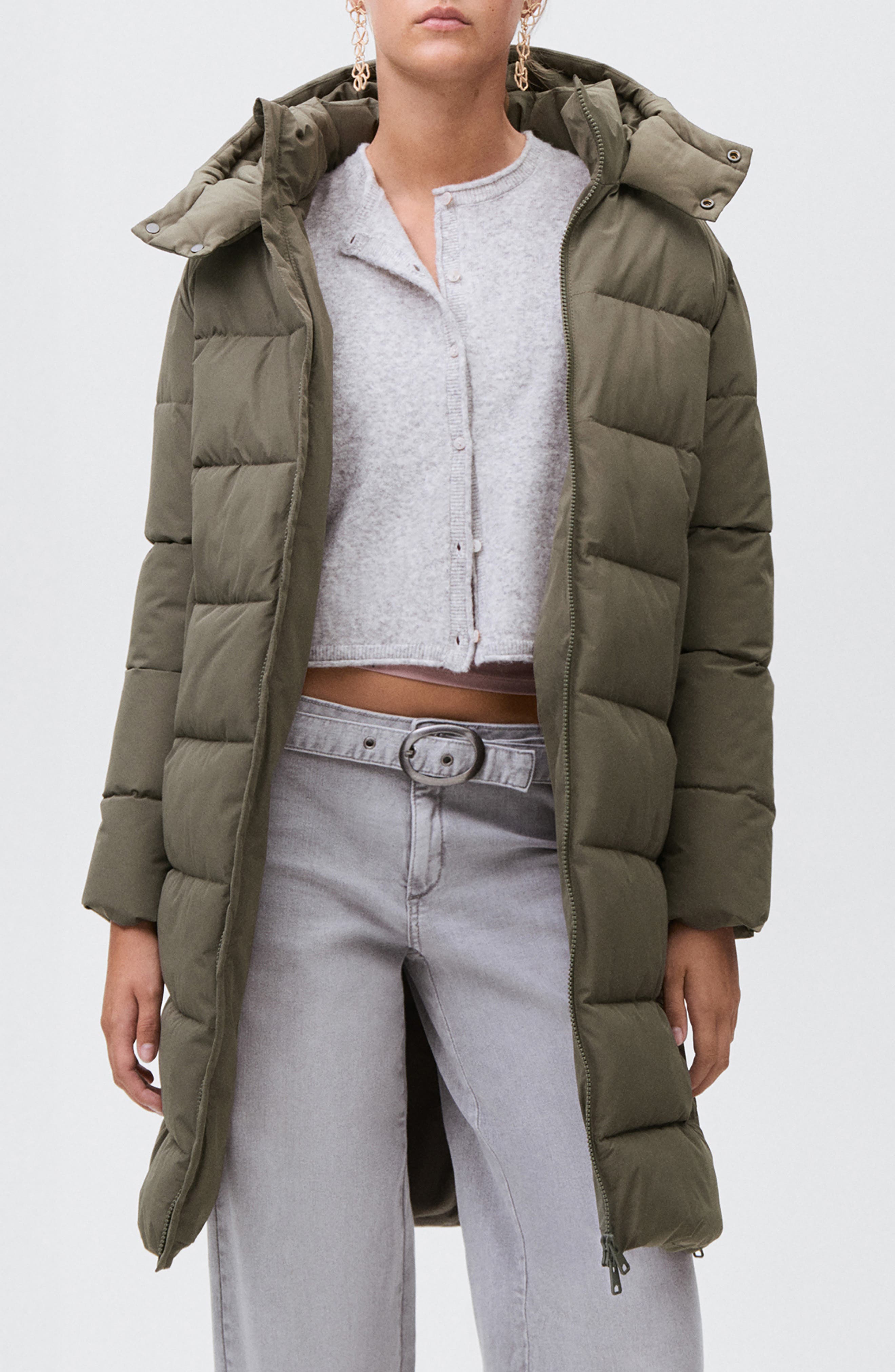 Hooded Puffer Coat - image 3