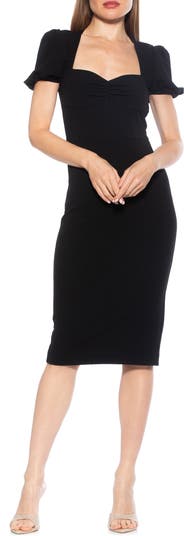 ALEXIA ADMOR ミカエラ スウィートハートネック シースドレス Alexia Admor Micaela Sweetheart Neck Sheath Dress