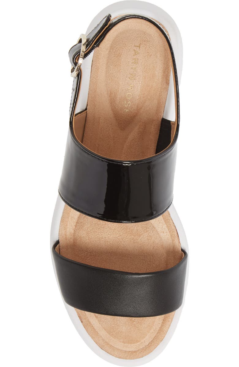 Taryn Rose Laura Platform Wedge Sandal, Alternate, color,