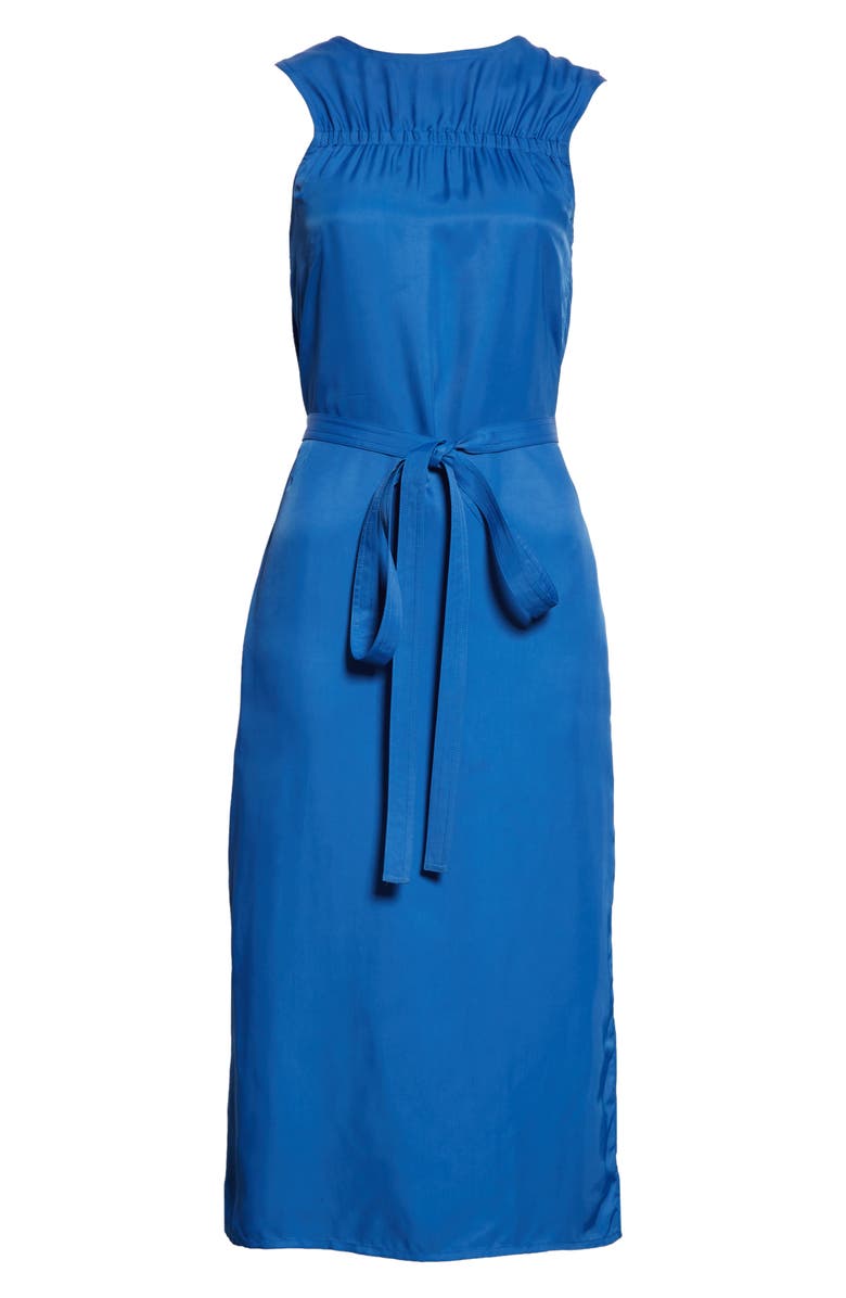 Helmut Lang Sleeveless Woven Dress, Alternate, color, 