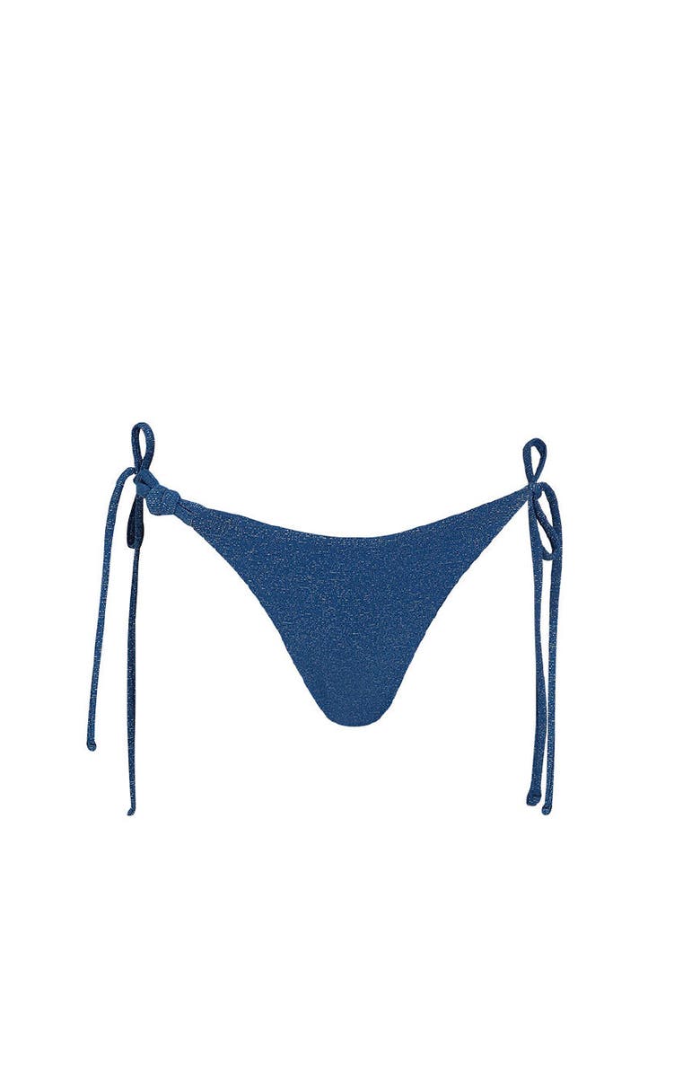 KIBYS Sacred Sun Luxe Shimmer Candy Tie Side Bottom, Alternate, color, Shimmery Blue