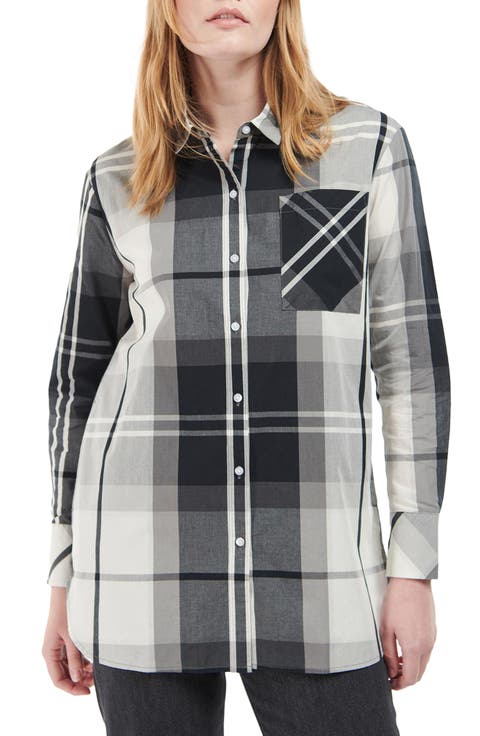 Perthshire Plaid Cotton Button-Up Shirt