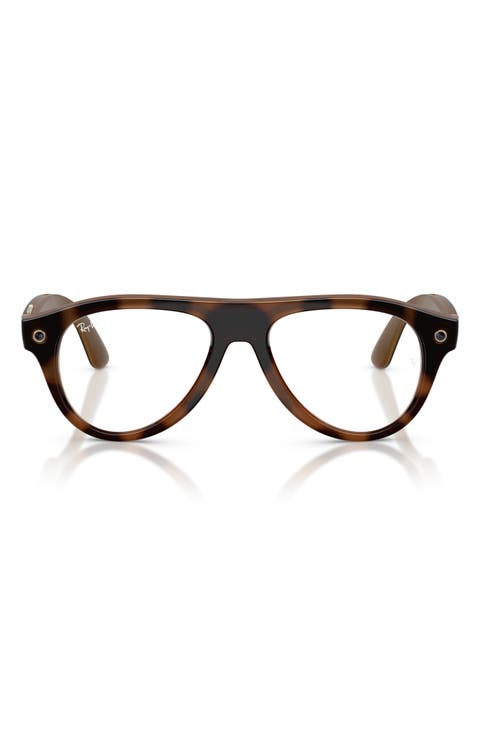 Meta Gen 3 Aviator 54mm Polarized Transition Sunglasses