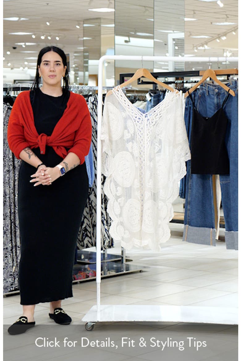 Mesh Embroidered Tunic Top video