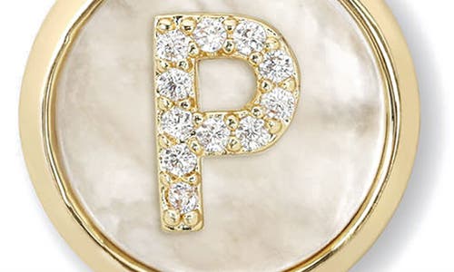 Melinda Maria Baby Love Letters Initial Pendant Necklace In Gold P