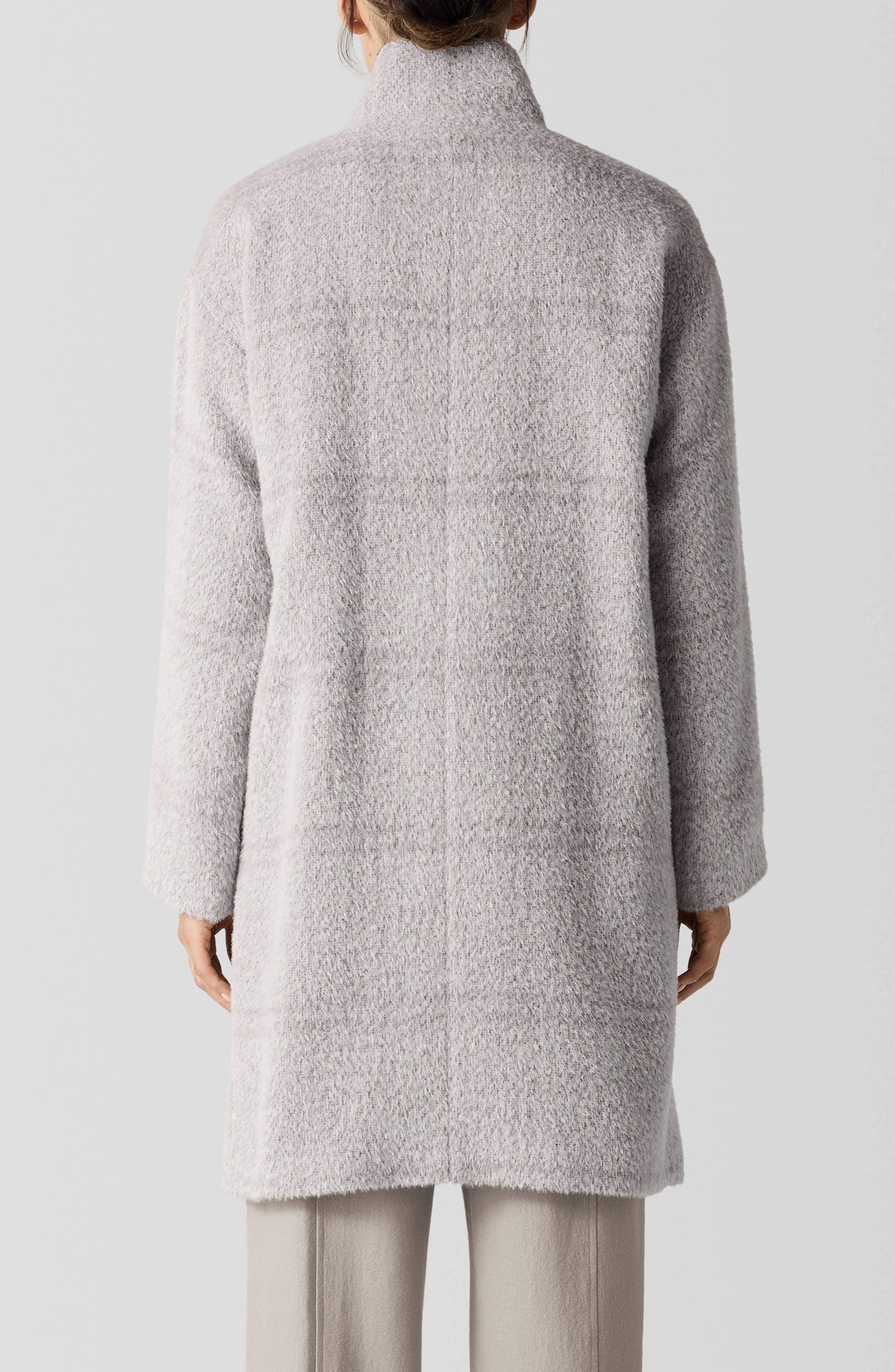 High Collar Long Coat - image 2
