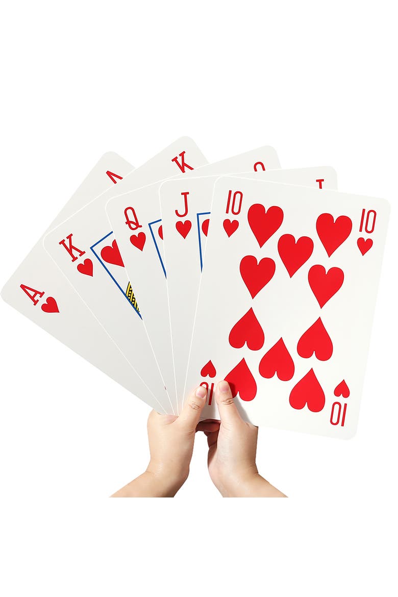 Jumbo Playing Cards, Alternate, color, Multicolored