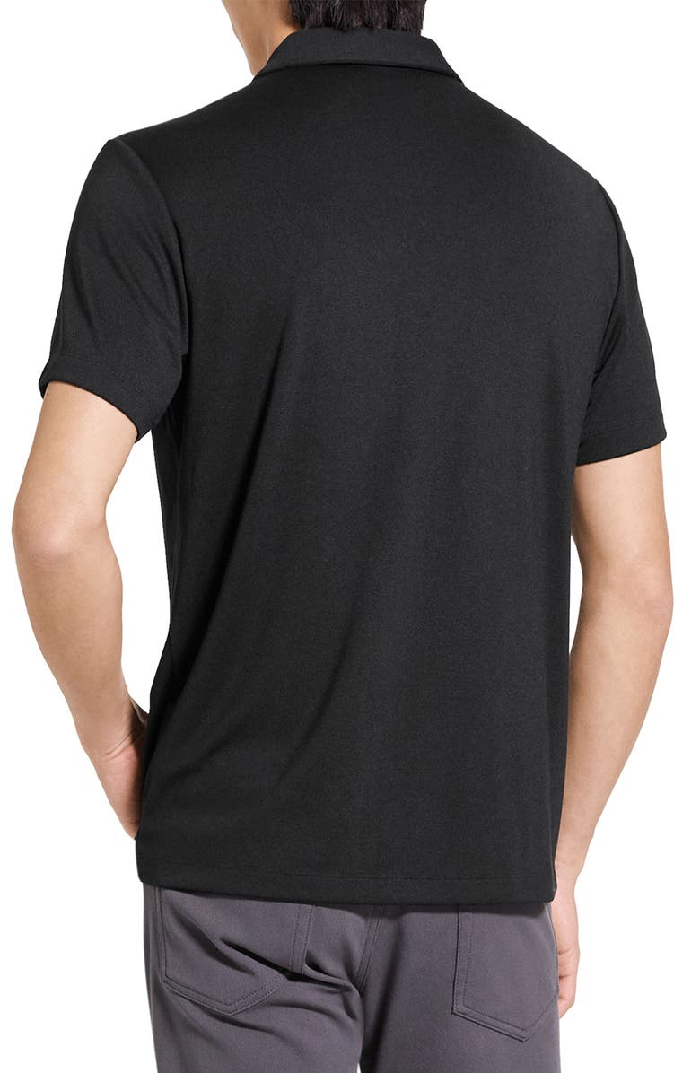 Theory Bron C. Anemone Polo, Alternate, color, Black