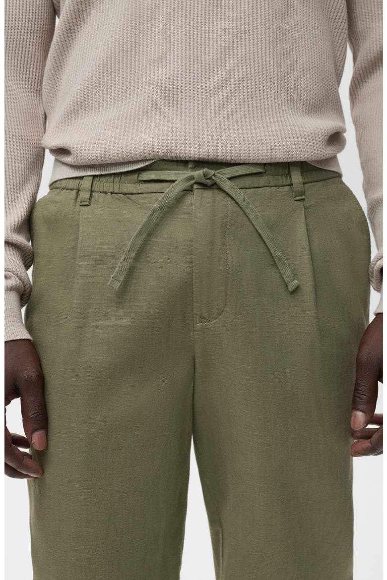 Slim Fit Drawstring Pants, Alternate, color, KHAKI GREEN
