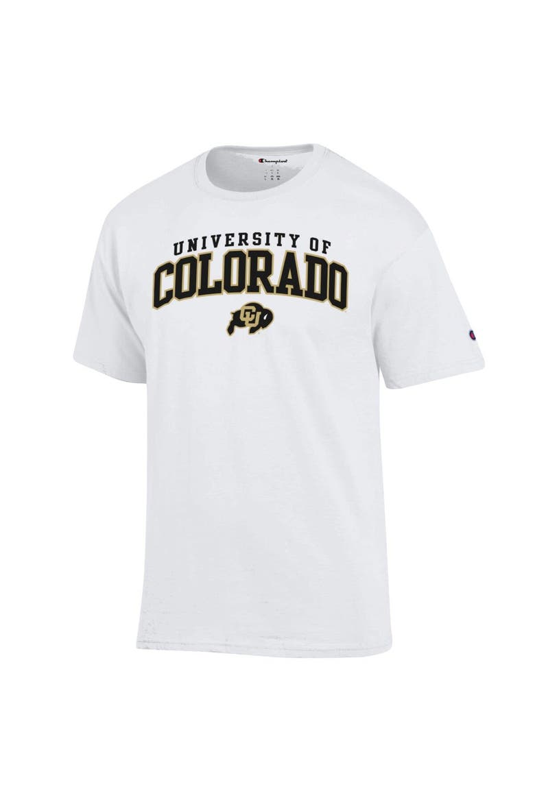 Men's Champion White Colorado Buffaloes Property Of T-Shirt, Alternate, color, White