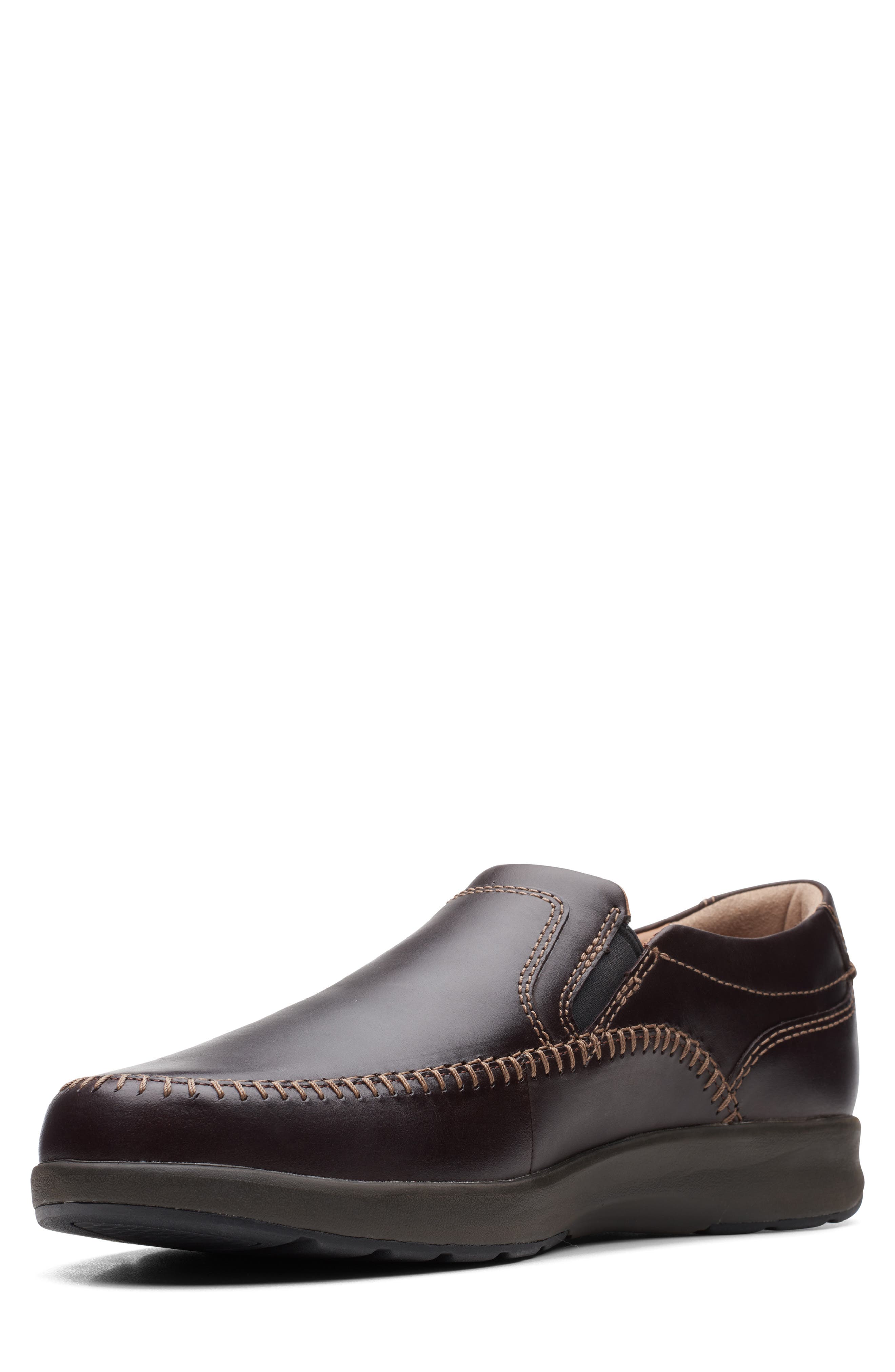 Un.Trail Way Slip-On, Alternate, color, MAHOGANY OILY LEATHER