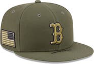 New Era Men's New Era  Olive Boston Red Sox 2026 Armed Forces Day 9FIFTY Snapback Hat