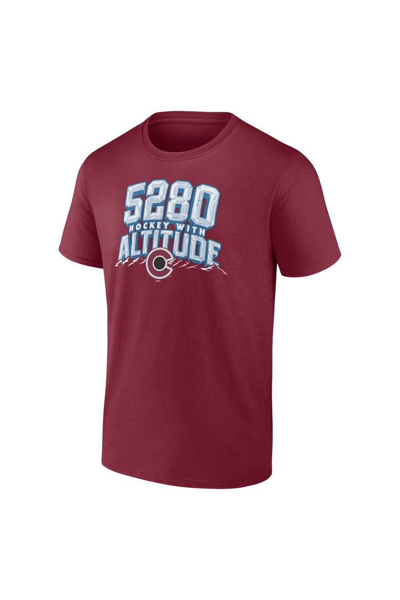 Men's Fanatics Branded Burgundy Colorado Avalanche Local T-Shirt, Alternate, color, Burgundy