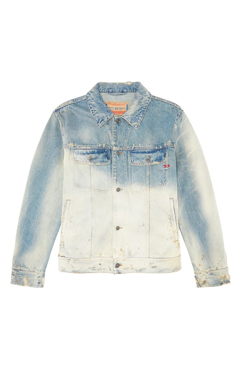 DIESEL<sup>®</sup> D-Barcy Cotton Denim Jacket, Alternate, color,