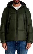 KARL LAGERFELD PARIS Hooded Puffer Jacket