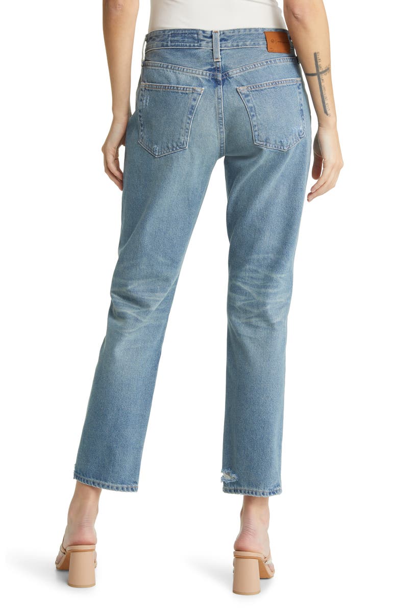AG Ex-Boyfriend Flare Jeans, Alternate, color, 19 Years Reunion Destructed