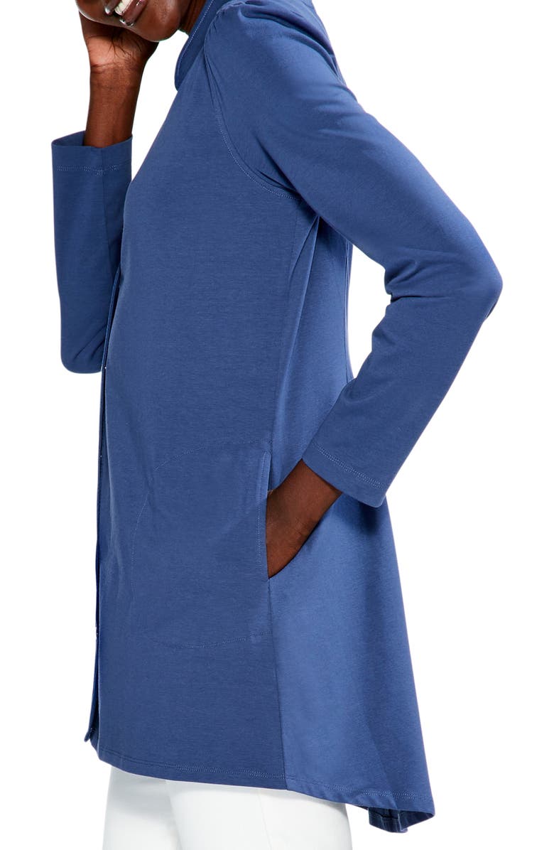 NIC+ZOE Perfect Snap-Up Stretch Cotton Jacket, Alternate, color, 
