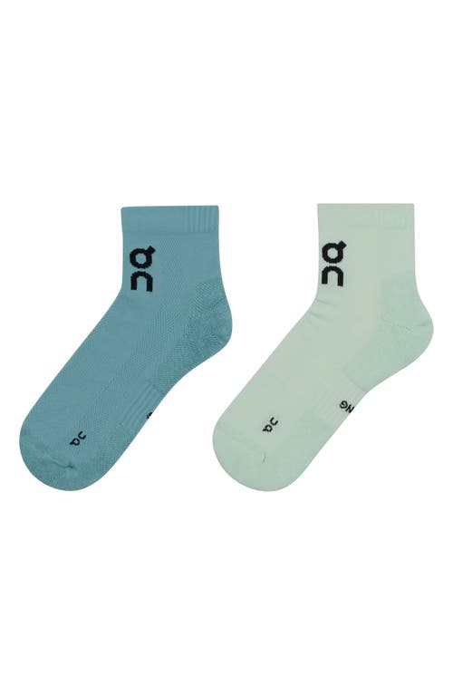 On Core Mid 2-pack Run Socks In Flurry/wash
