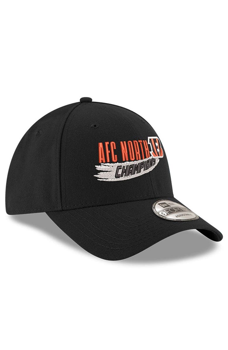 New Era Men's New Era Black Cincinnati Bengals 2022 AFC North Division Champions 9FORTY Adjustable Hat, Alternate, color, 