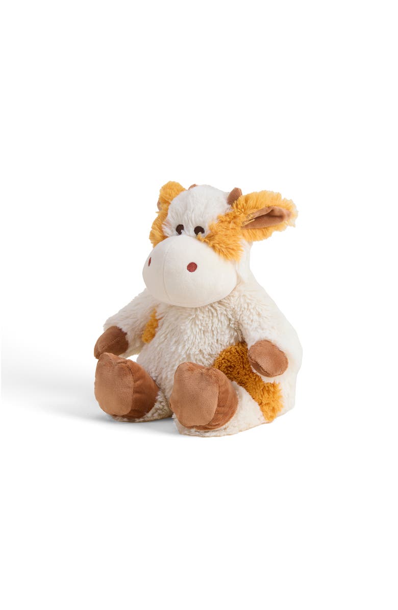 Warmies Pumpkin Spice Cow Plush Toy, Main, color, Multi Color