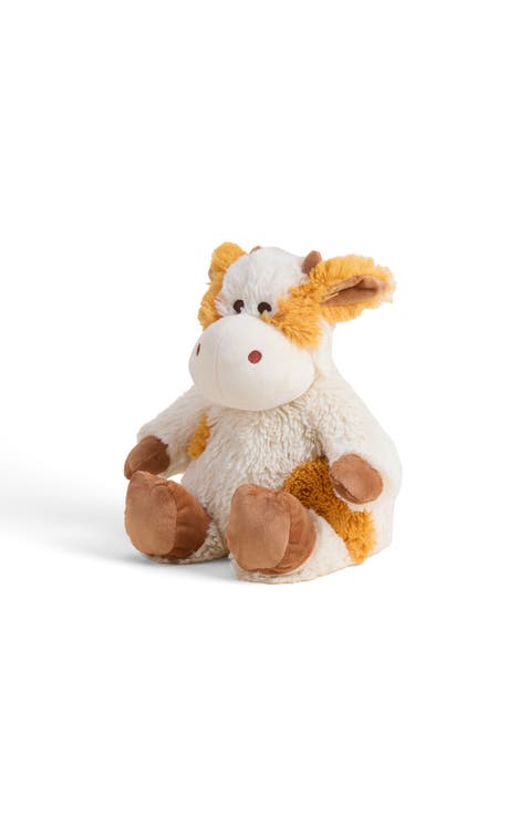 Pumpkin Spice Cow Plush Toy