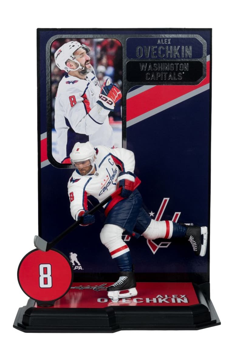 McFarlane Alex Ovechkin (Washington Capitals) (White Jersey) McFarlane NHL 7" Figure, Main, color, Multi-Color