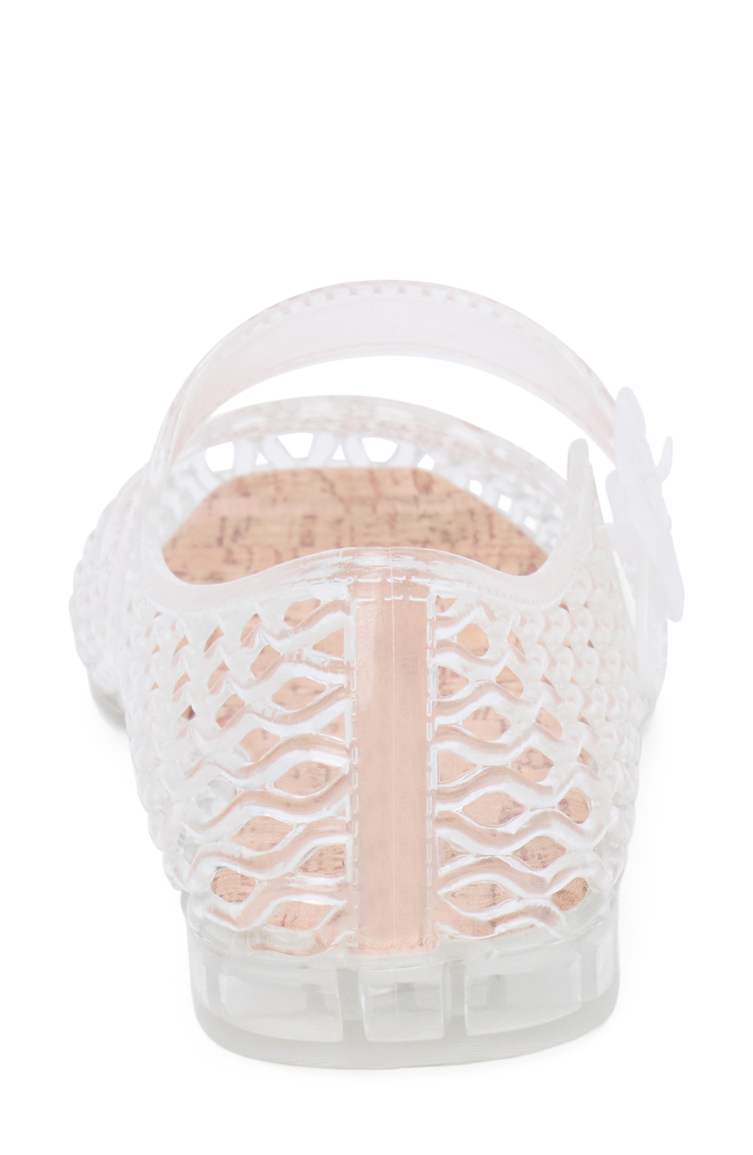 Vicky Jelly Mary Jane Flat, Alternate, color, CLEAR