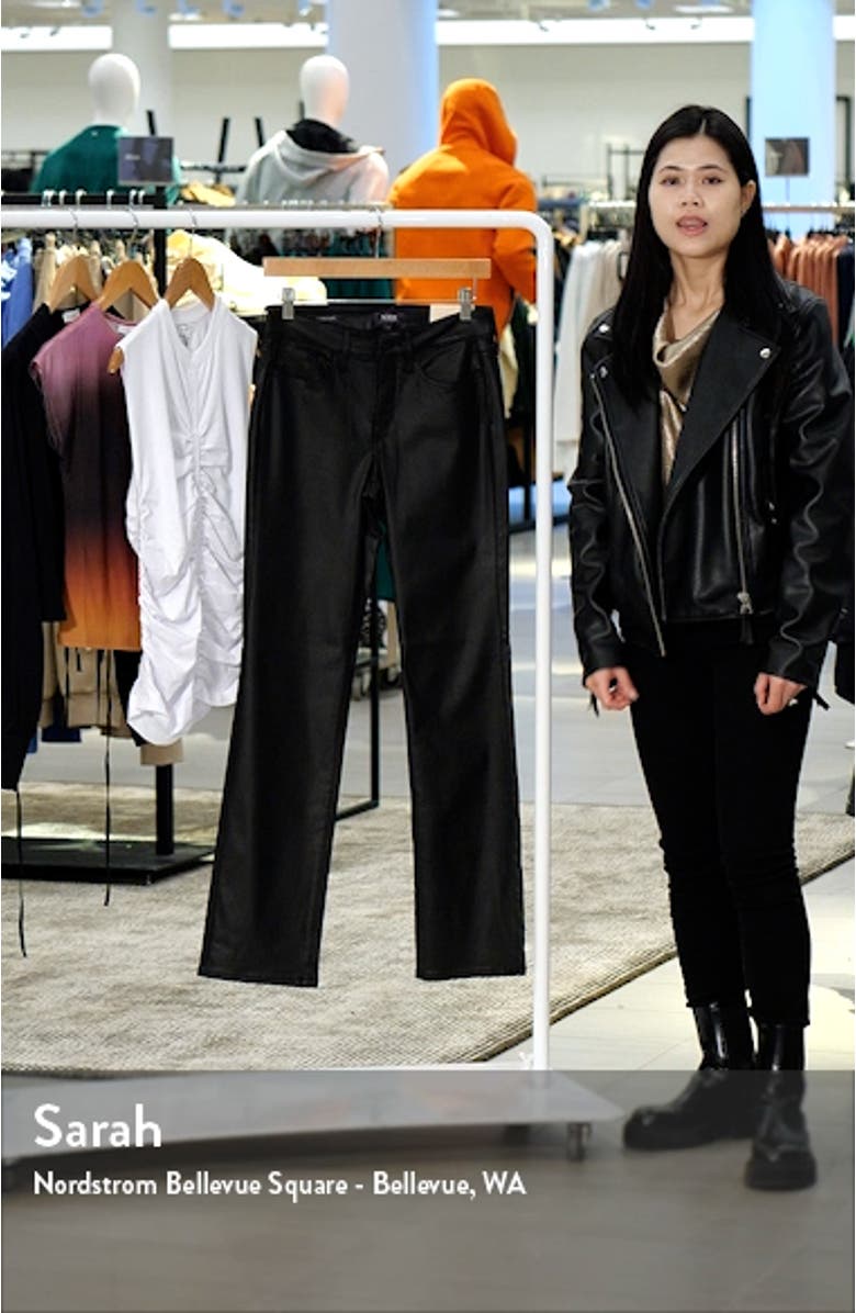 Marilyn Coated Straight Leg Jeans, sales video thumbnail