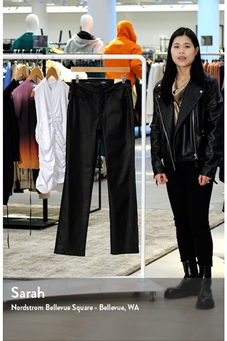 Marilyn Coated Straight Leg Jeans video