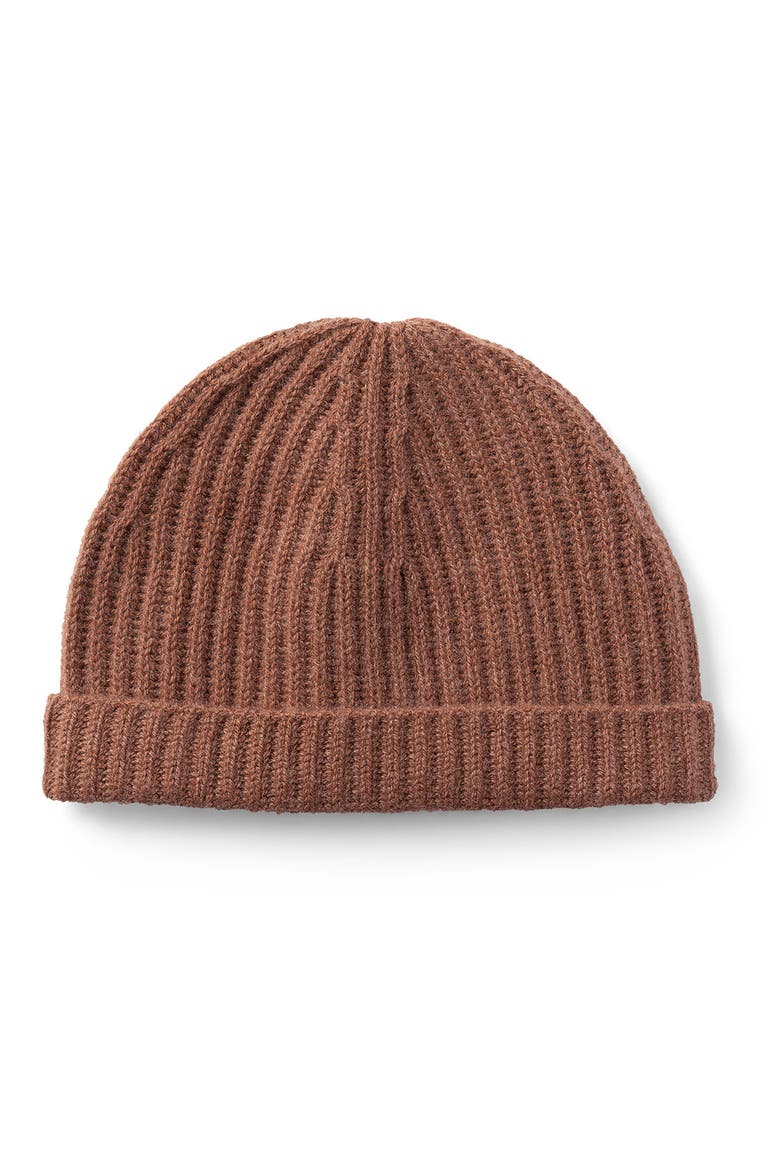 Cashmere Beanie, Main, color, SIENNA