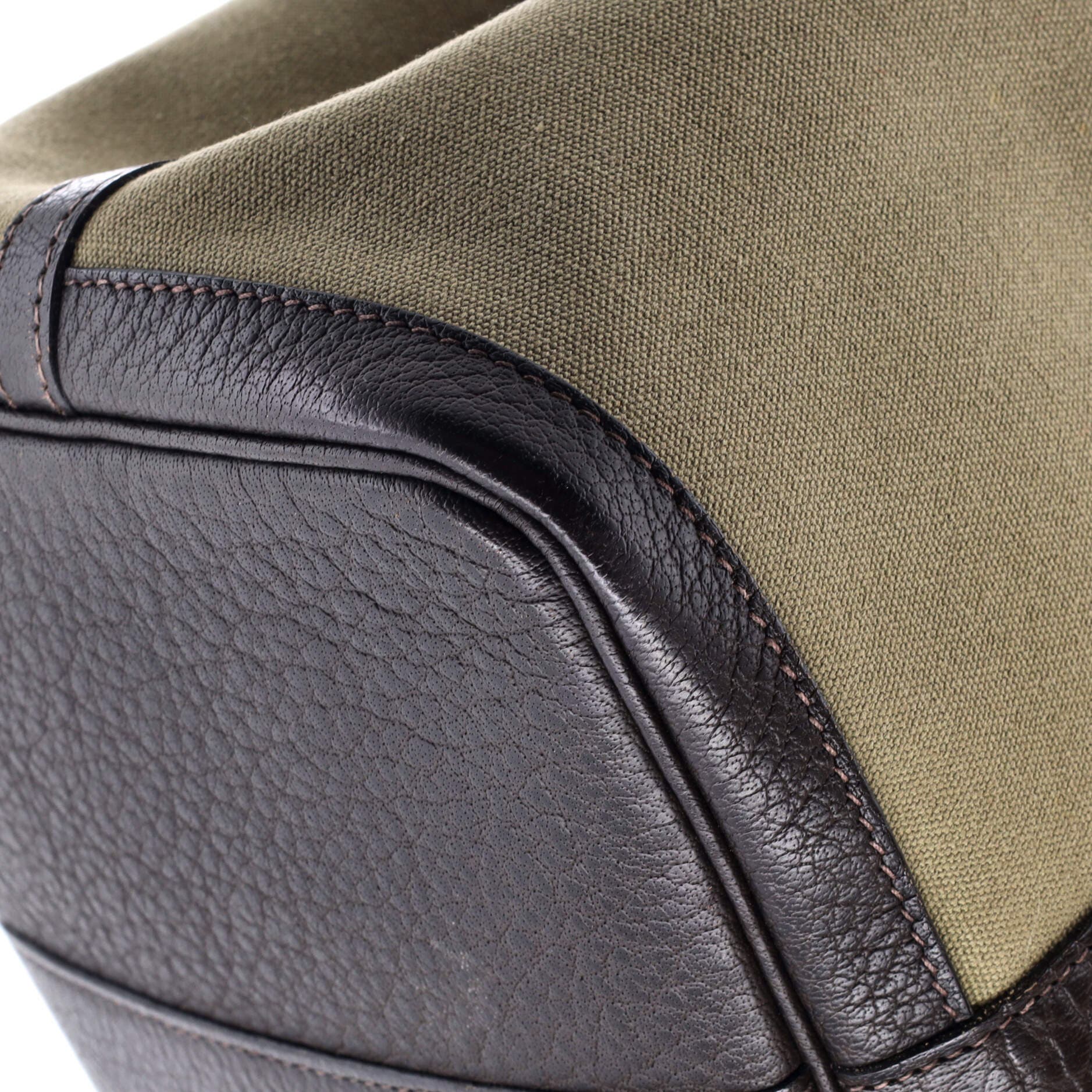 Pre-Owned Hermes Garden Party Tote Toile and Leather 36, Alternate, color, 