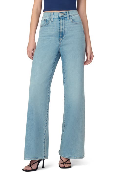The Mia High Waist Wide Leg Jeans (Riveting) (Petite)