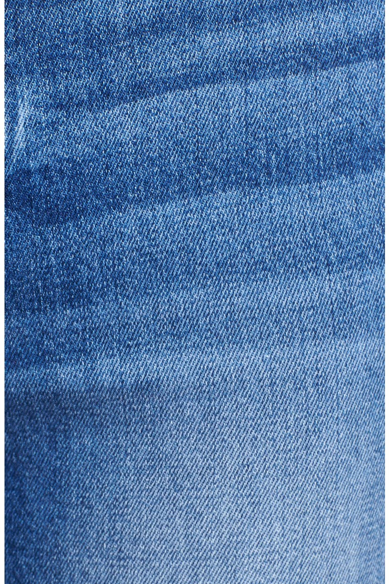 Vintage Hoxton High Waist Slim Raw Hem Jeans, Alternate, color, BIRDIE