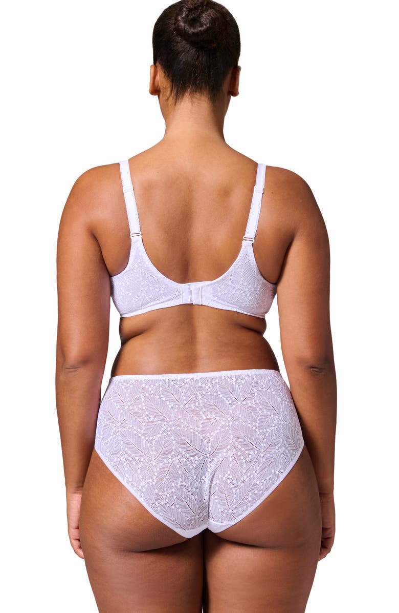 Simone Perele Comete Retro Briefs, Alternate, color, White