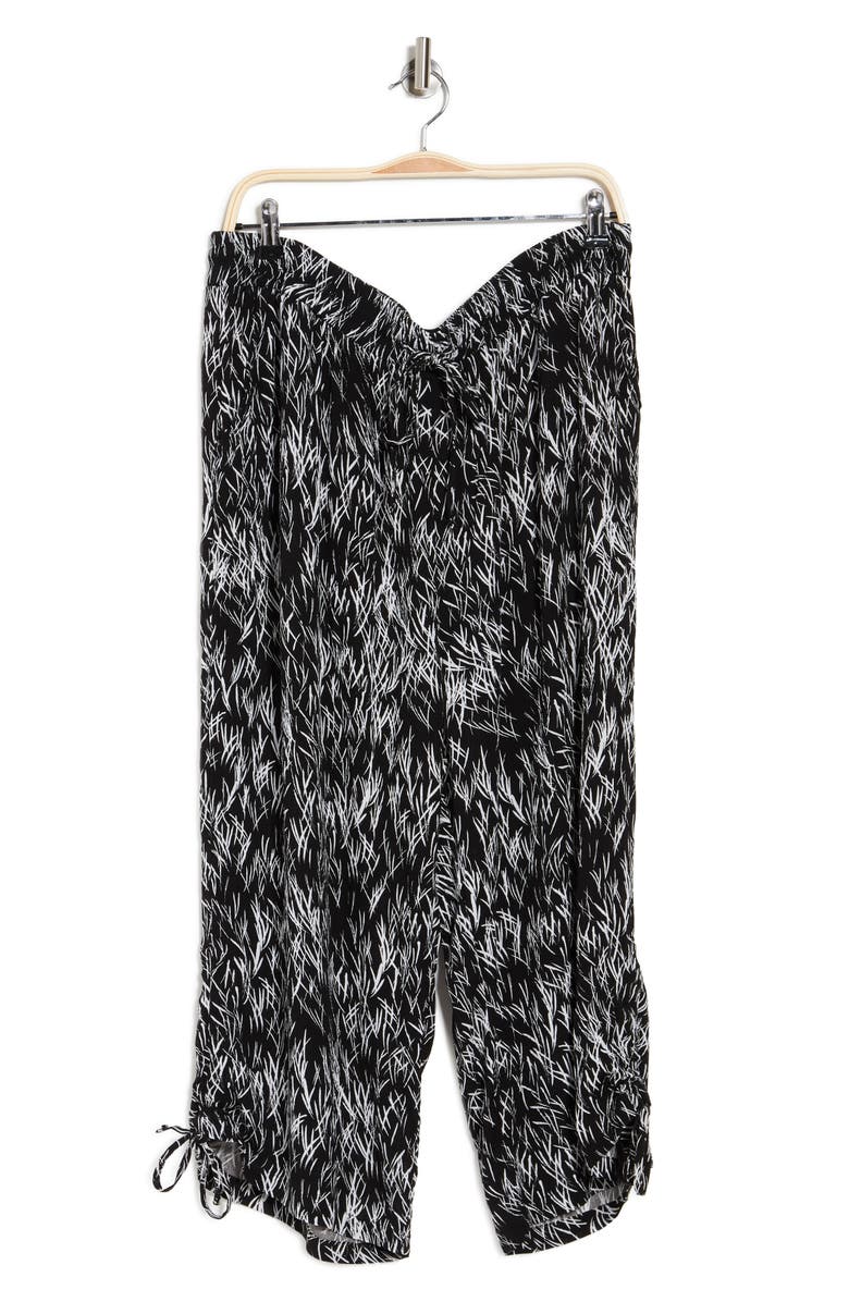 ROYALTY FOR ME Drawstring Pull-On Crinkle Gauze Pants, Alternate, color, 