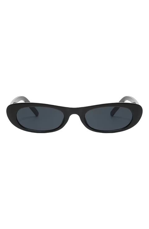 Nina 68mm Polarized Oversize Oval Sunglasses
