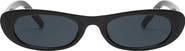Fifth & Ninth Nina 68mm Polarized Oversize Oval Sunglasses