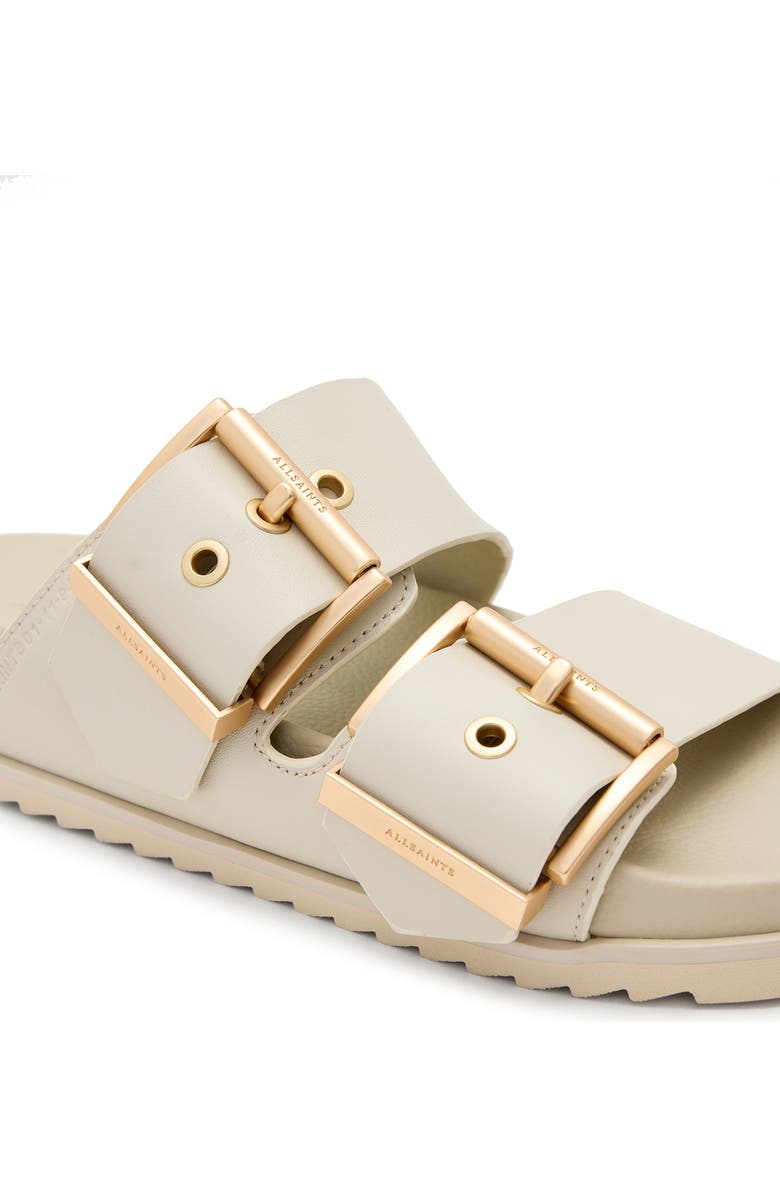 AllSaints Sian Slide Sandal, Alternate, color, Chalk