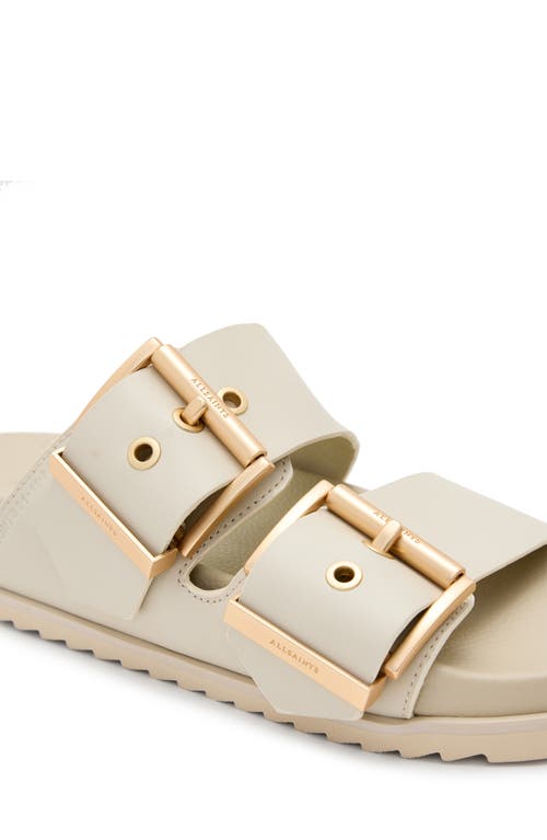 Shop Allsaints Sian Slide Sandal In Chalk
