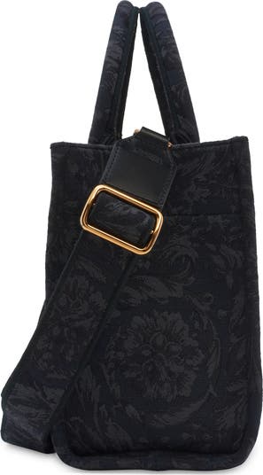 トートバッグ VERSACE athena barocco small tote bag 1011564 1A09741 Barocco Athena Small Tote Bag Print | VERSACE US