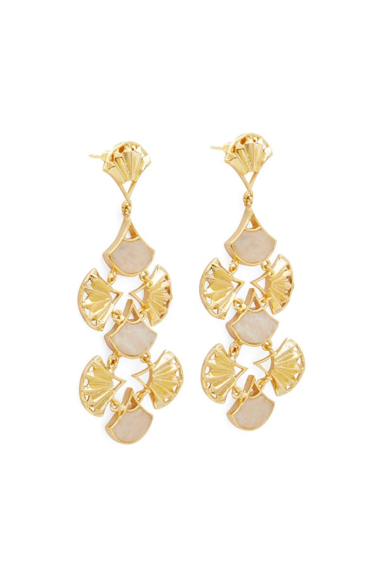 PANKHA EARRINGS, Alternate, color, Gold Plated