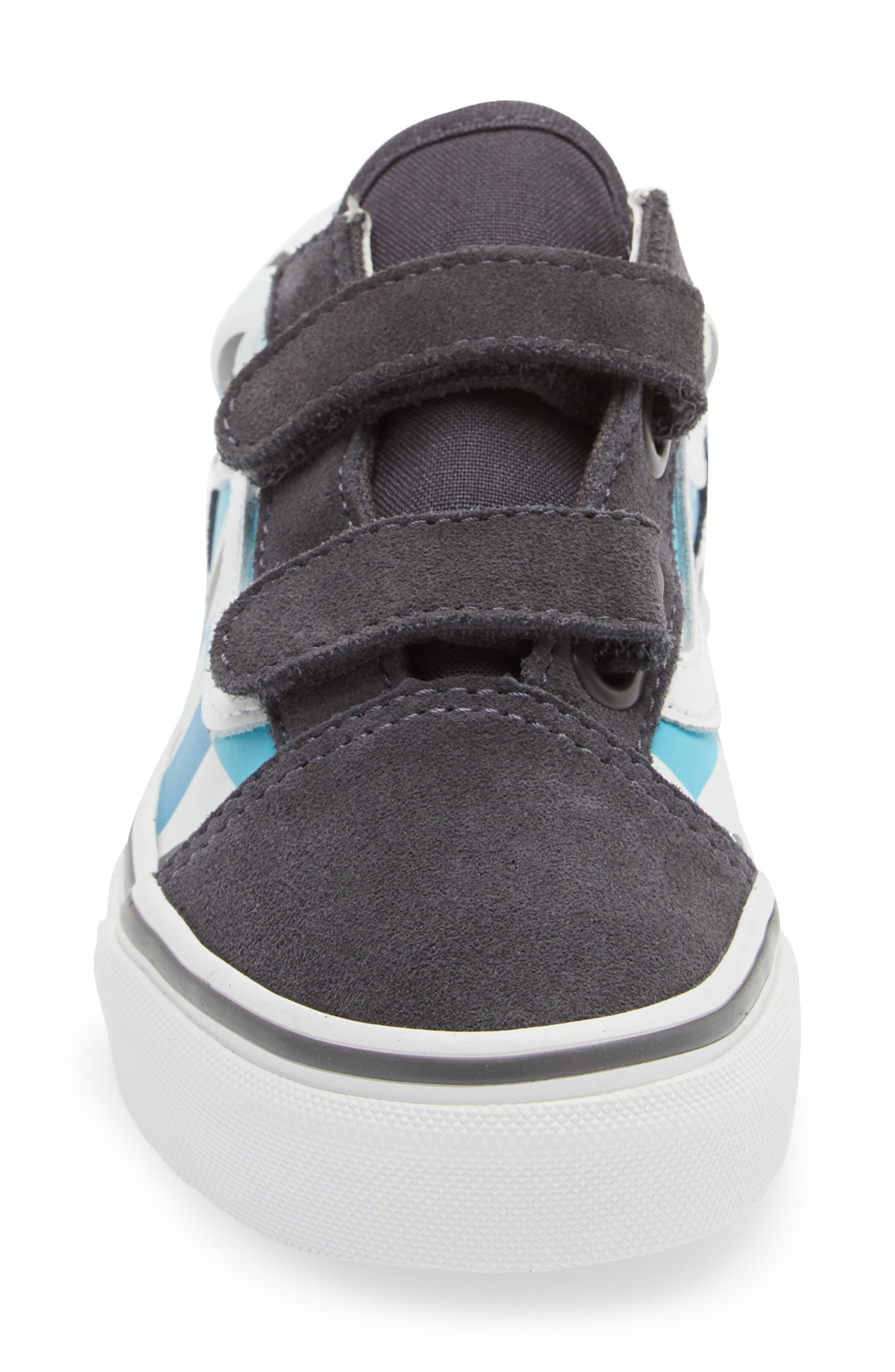 Vans Old Skool Glow in the Dark Shark Sneaker, Alternate, color, 