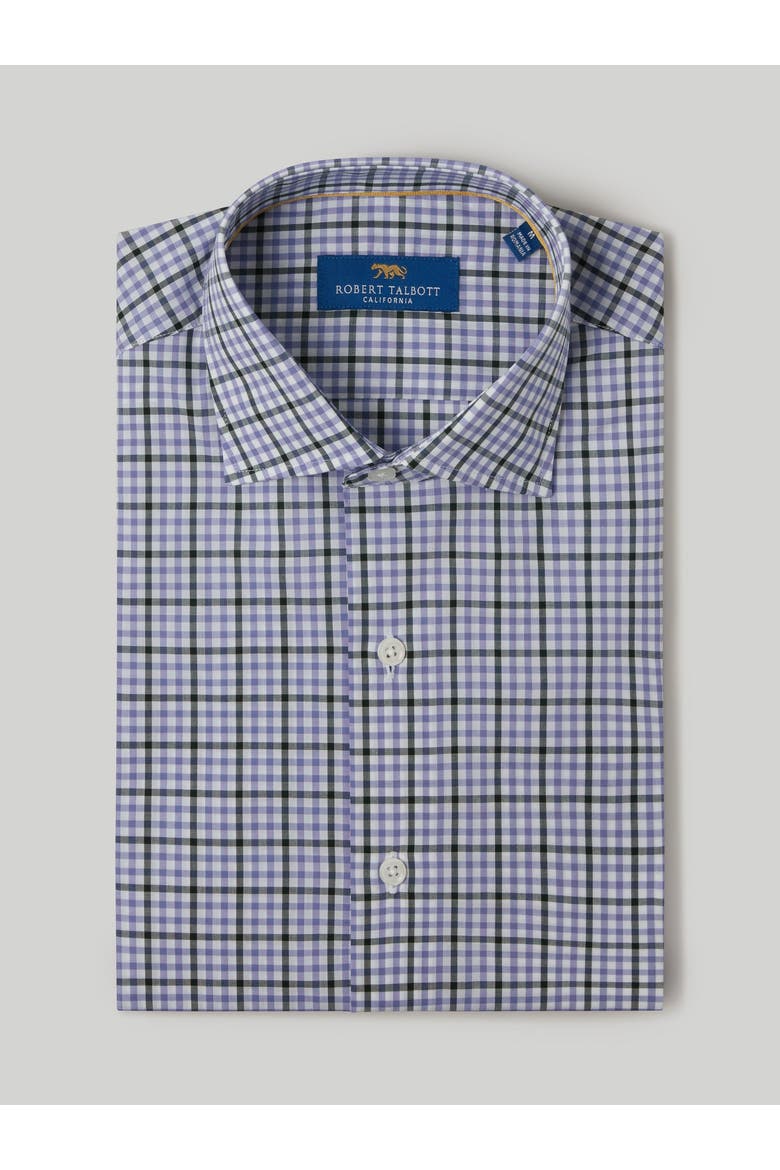 Reynolds Bold Check Dress Shirt, Alternate, color, BLUE/GREEN PLAID