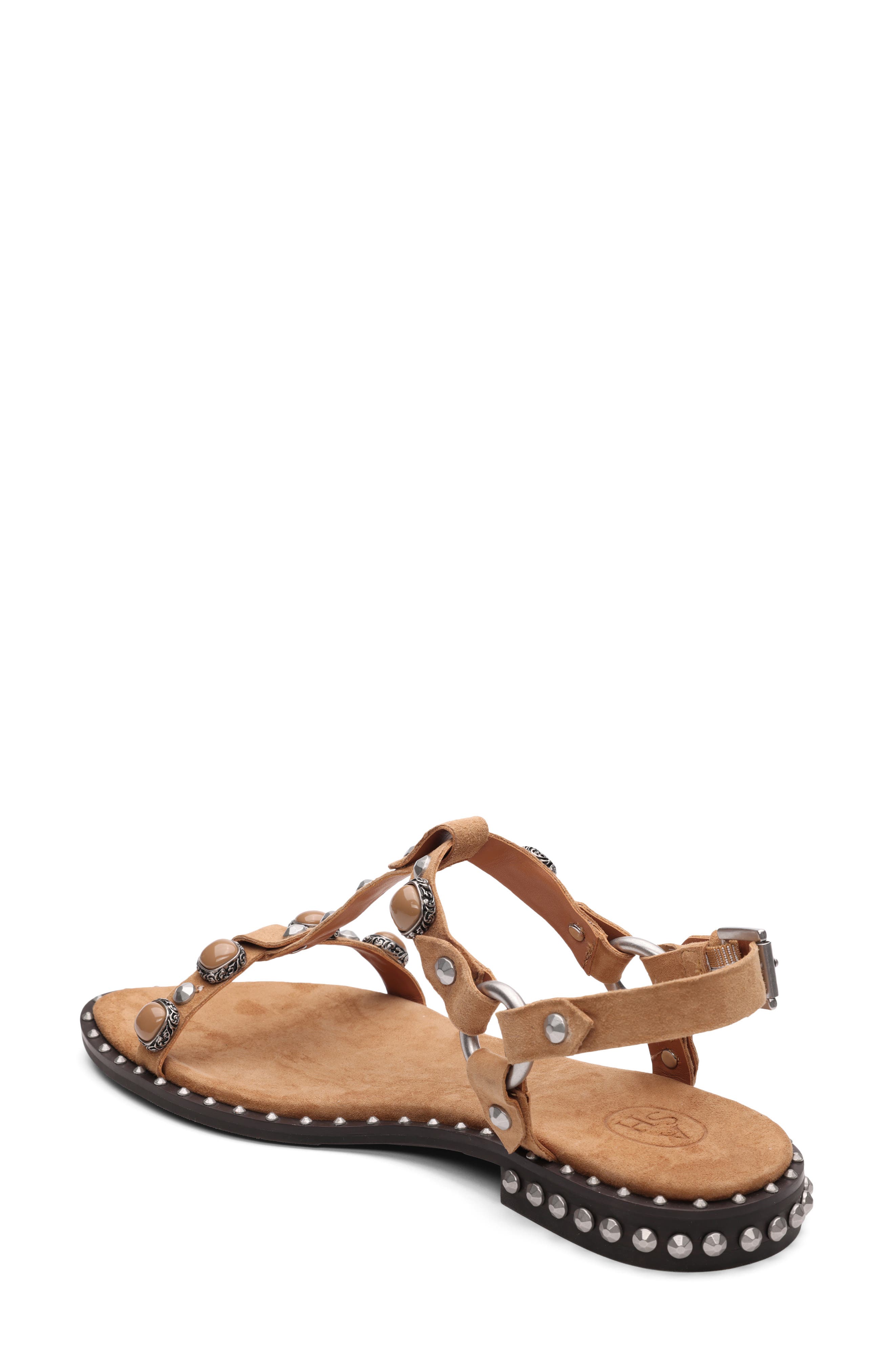 Pebble Stud Embellished Ankle Strap Sandal - image 4