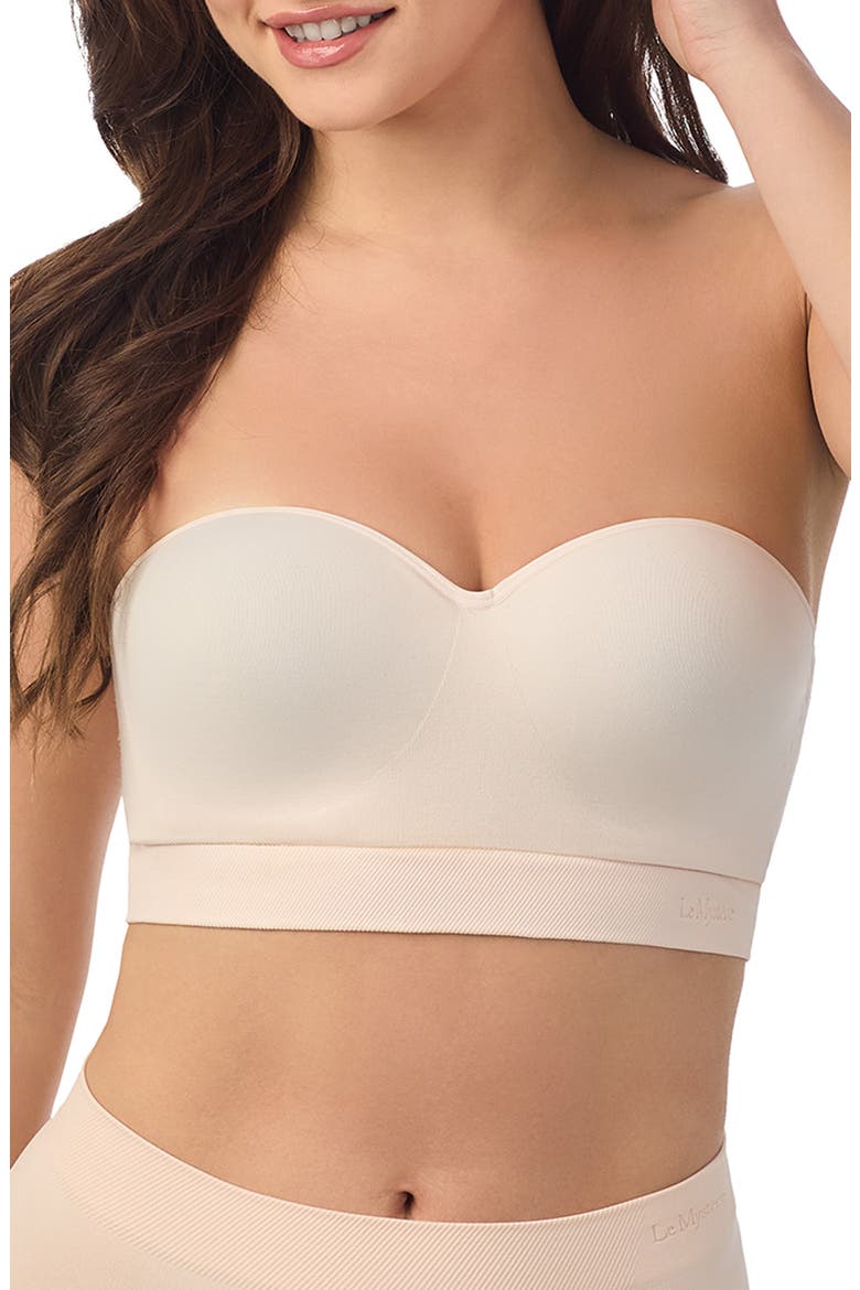 Seamless Comfort Wireless Bandeau Bra, Main, color, SOFT SHELL