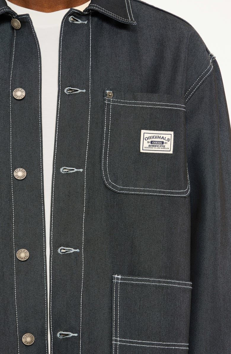GUESS ORIGINALS Go Metallic Denim Chore Jacket, Alternate, color, Gom7