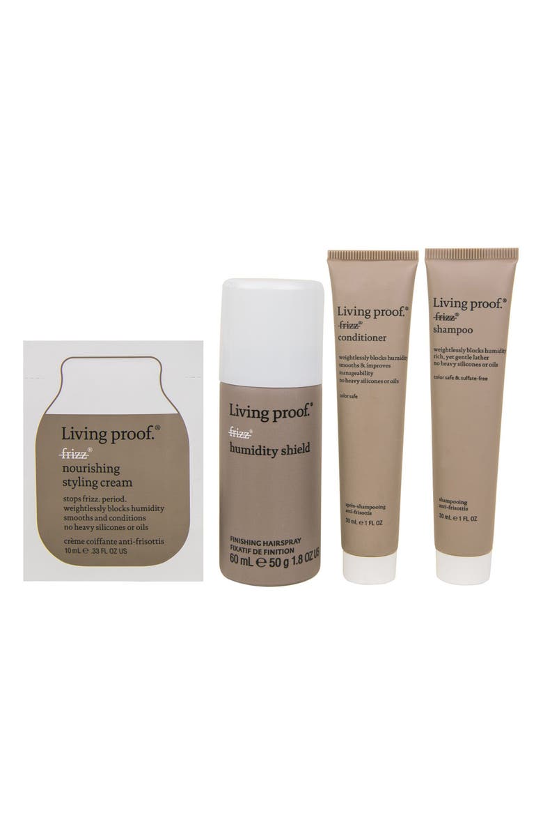 Living proof<sup>®</sup> Frizz-Free + Smooth Mini Transformation Kit, Main, color,